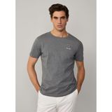 Hackett Londonvoor mannen. HM500858 T-shirt H gebroken wit (L), Casual, Katoen, Korte mouwen