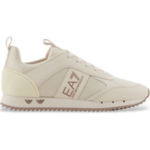 EA7unisex. X8X185_XR175 Lifestyle beige sportschoenen (42), Plat, Veters, Casual