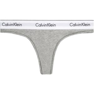 Calvin Kleinvoor vrouwen. 0000F3786E Tanga Modern Katoen Grijs (M), Casual, Sportief