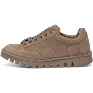 Artunisex. 115951120003_020 Leren sportschoenen 1595 taupe (45), Leer, Plat, Veters, Casual