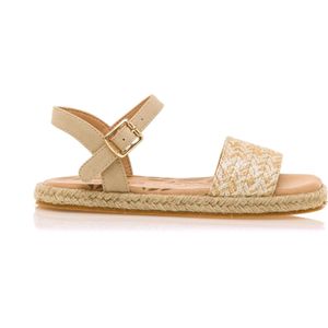 Mustang Kidsvoor meisjes. 49088 Collectie beige sandalen (30), Plat, Gesp, Casual, kinderkleding