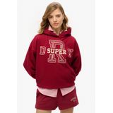 Dames hoodie met appliqué motief Superdry Athletic Essentials