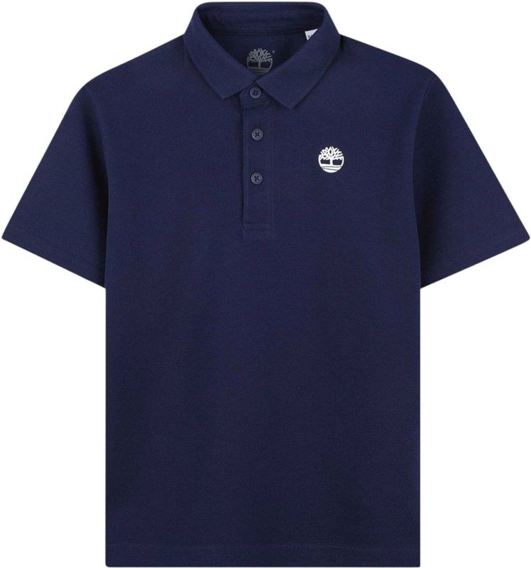 Timberland - T60437 - Poloshirt - Marineblauw - Korte Mouwen - Katoen