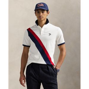 Polo Ralph Laurenvoor mannen. 710964450002 Witte katoenen polo (XL), Casual, Korte mouwen