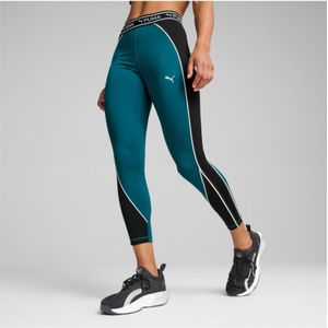 Pumavoor vrouwen. 52502783 Panty Fit train stron green (L), Sportief, Hardhout, Meerdere sporten, Gerecycled polyester, Duurzaam