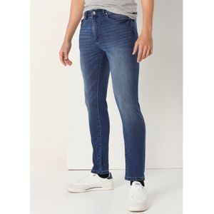 Lois Jeansvoor mannen. 101933411 Blauwe skinny jeans met midden taille (28), Casual, Katoen, Denim