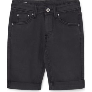 Pepe Jeansvoor jongens. PB800791XR6 Korte broek Slim Jr zwart (8años= 128cm), Casual, Katoen, Denim, kinderkleding