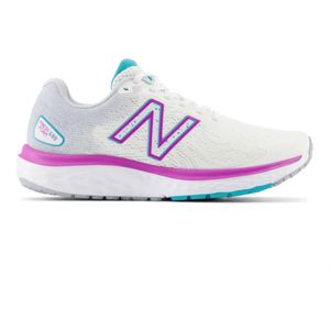 New Balancevoor vrouwen. W680V7 Trainers Fresh Foam 680v7 wit (36), Plat, Veters, Casual, Sportief, Running, Meerdere sporten