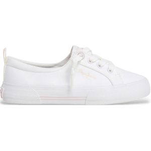Pepe Jeans - PGS30616 - Trainers - Wit - Plat - Veters - Casual - Duurzaam