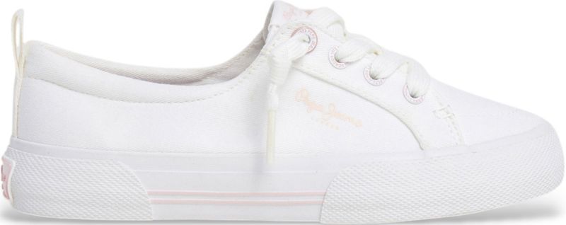 Pepe Jeans - PGS30616 - Trainers - Wit - Plat - Veters - Casual - Duurzaam