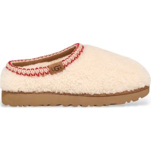 UGGvoor vrouwen. 1158356 Tasman Maxi gekrulde beige pantoffels (36), Leer, Plat, Geen, Casual