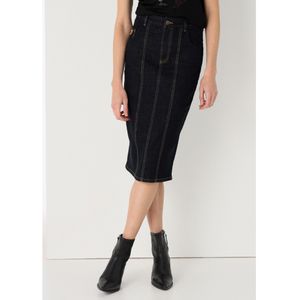 Lois Jeansvoor vrouwen. 411522409 Navy rinse denim rok (26), Casual, Katoen, Marineblauw