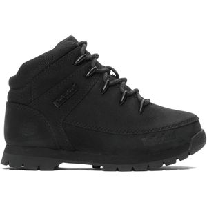 Timberlandunisex voor kinderen. TB0A2DP70011 Euro Sprint lederen veterlaarzen voor halflange kuiten (40), Leer, Zwart, Plat, Veters, Casual,