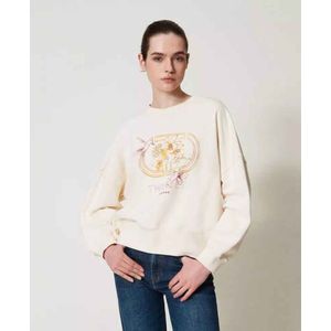 Twinset - 251TP2484 - Sweater - Beige - Casual - Katoen