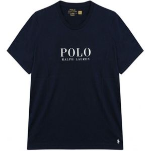 Polo Ralph Laurenvoor mannen. 714899613003 T-shirt logo marine (XL), Casual, Katoen, Korte mouwen, Marineblauw