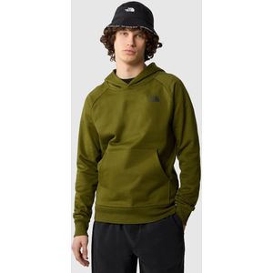 The North Facevoor mannen. NF0A2ZWUPIB1 Raglan sweatshirt Redbox groen (S), Casual, Sportief, Katoen