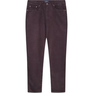 Hackett Londonvoor mannen. HM212654 Marine katoenen stretchbroek (32/34), Casual, Marineblauw