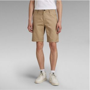 G-Starvoor mannen. D06656-9405-436 Korte broek Bronson recht beige (30), Casual, Katoen