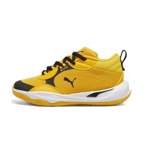 Pumaunisex voor kinderen. 31037101 Schoenen Playmaker Pro Ps geel (28), Plat, Veters, Sportief, Meerdere sporten, kinderkleding