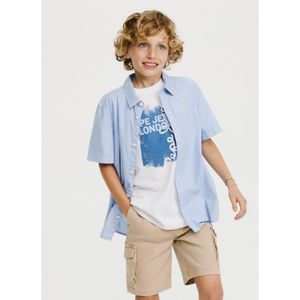 Pepe Jeansvoor jongens. PB503978 Alex marine T-shirt (12años= 152cm), Casual, Katoen, Korte mouwen, Marineblauw, kinderkleding