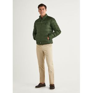 Hackett Londonvoor mannen. HM402731 Lw Moto jas groen (XXL), Casual, Polyester