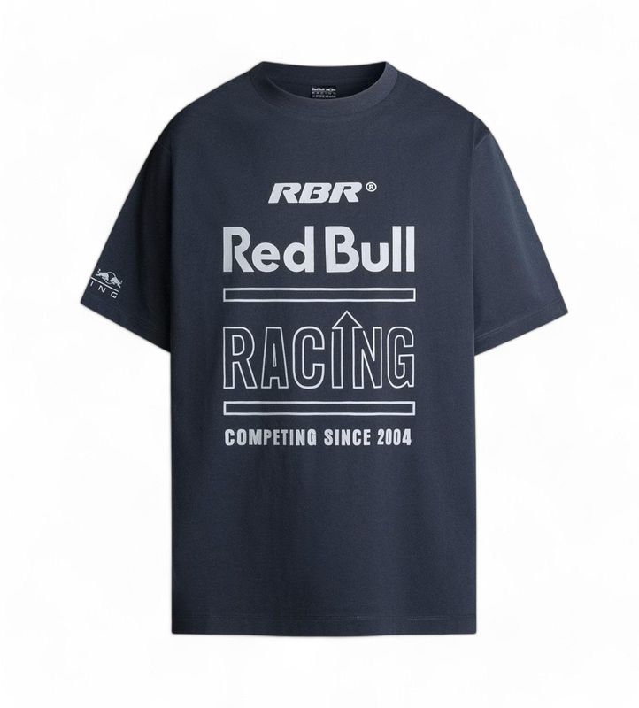 Red Bull Racing - History T-shirt - Marineblauw - 100% Katoen