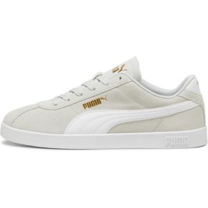 Pumaunisex. 39744405 Club II grijs leren sportschoenen (38.5), Leer, Plat, Veters, Casual