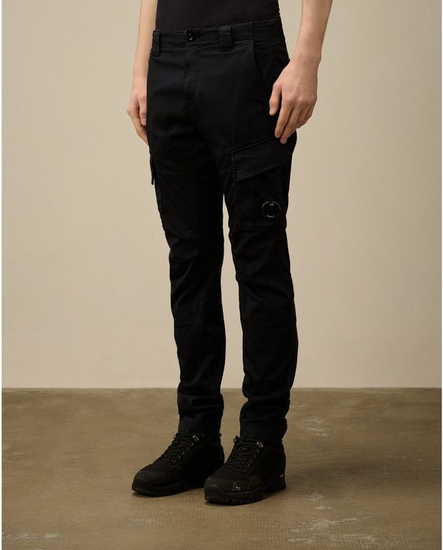 C.p. Company, Heren, Broeken, Blauw, Maat: L Denim,