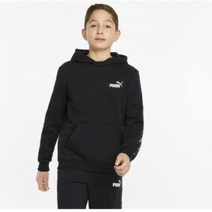 Pumavoor jongens. 84881801 Essential Tape sweatshirt zwart (4Años= 104cm), Casual, Katoen, Lange mouwen, Duurzaam, kinderkleding