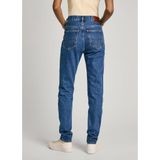 Pepe Jeans - PL204590CT9 - Jeans - Blauw - Slim Fit - Hoge Taille - Duurzaam