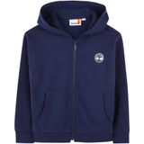 Timberland - T60451 - Cardigan - Groen - 80% Katoen, 20% Polyester, Capuchon, Ritssluiting