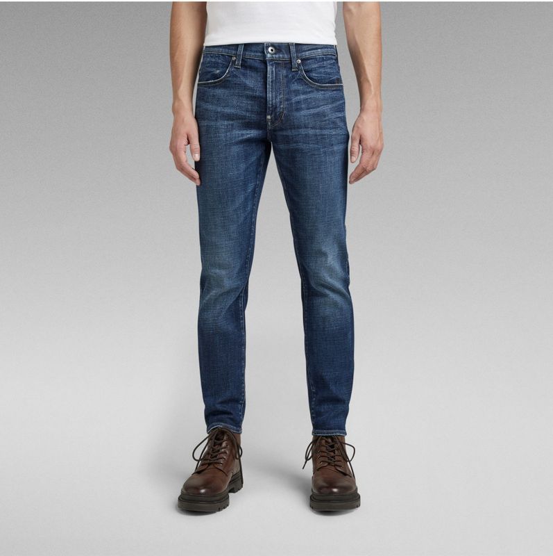 G-STAR heren Jeans Revend FWD Skinny Jeans, blauw (Worn in Stratos C051-d332), 26W / 32L