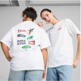 Puma Road To Unity Relaxed Graphic T-shirt Met Korte Mouwen Wit S Vrouw