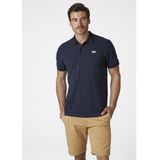 Helly Hansenvoor mannen. 33980 Transat marine polo shirt (M), Sportief, Katoen, Canalé, Buiten, Marineblauw