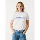 PEPE JEANS dames STANDARD FIT TEE T-shirt, wit (wit), L, wit(wit), L