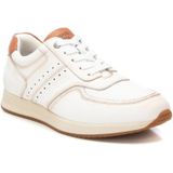 Londons Life - Herentrainer - Wit - Leer - Dikke Antislipzool