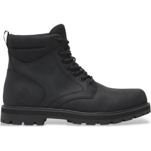 Timberlandvoor mannen. TB0A69UHW021 Leren enkellaarsjes met Britton Road Mid zwart (45), Leer, Plat, Veters, Casual, Duurzaam