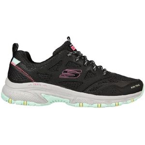 Skechersvoor vrouwen. 149821 Hillcrest Pure Escapade lederen schoenen zwart (35), Leer, Stof, 3 tot 5 cm, Veters, Buiten