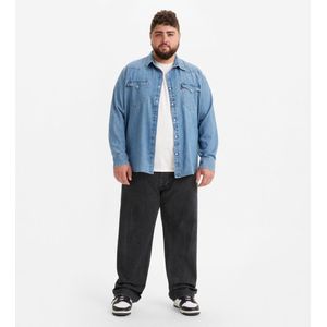 Levi'svoor mannen. 11501-0165 Jeans 501 Origineel marine (40/32), Casual, Katoen, Denim, Marineblauw