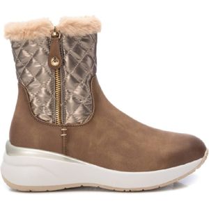 Xtivoor vrouwen. 14336402-TAUPE Vrouwenlaarzen 143364 bruin (40), Stof, 3 tot 5 cm, Ritssluiting, Casual