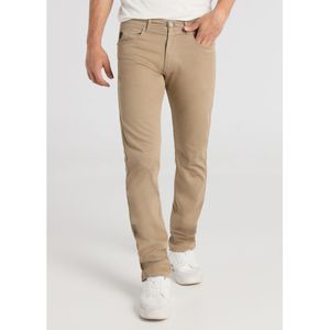 Lois Jeansvoor mannen. 101903090 Normale beige broek (28), Casual, Katoen