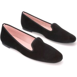 Pretty Ballerinasvoor vrouwen. 42165 Faye leren loafers zwart (38), Plat, Geen, Casual