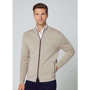 Hackett Londonvoor mannen. HM703036 Bruin Milano-jack (XXL), Casual, Wol, Lange mouwen