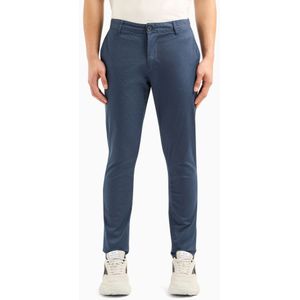 Armani Exchangevoor mannen. 3DZP14ZNVNZ55AJ Blauwe vrijetijdsbroek (31), Casual, Katoen, Klassiek