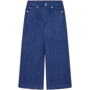 Pepe Jeansvoor meisjes. PG201694 Jeans met wijde pijpen blauw (12años= 152cm), Casual, Katoen, Denim, Duurzaam, kinderkleding