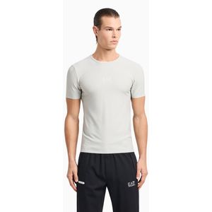 EA7voor mannen. 7M000291_AF13801 T-shirt Dynamic Athlete van technische stof Vigort7 grijs (L), Sportief, Meerdere sporten, Polyamide, Korte
