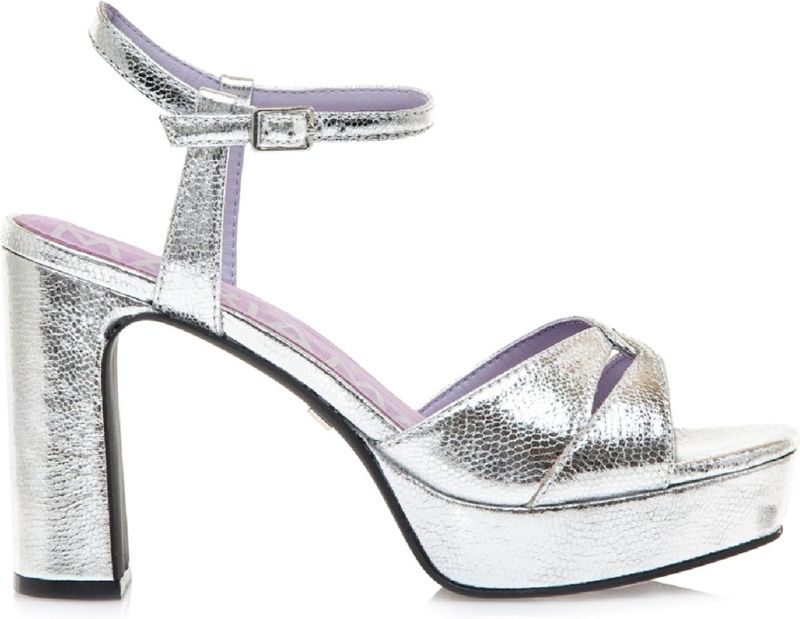 Mariamare - Roseta - Sandalen - Zilver - Meer dan 10 cm Hakhoogte - Gesp