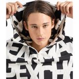 Armani Exchange 6dzmlb-zj4xz Sweatshirt Wit,Zwart Man