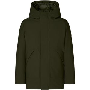 Save The Duckvoor vrouwen/meisjes. J41447B-MATT19 Albi groene jas (10años= 140cm), Casual, Polyester, kinderkleding