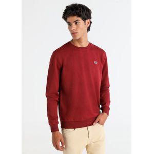 Lois Jeansvoor mannen. 166003996 Basic sweatshirt met geel logo (S), Casual, Katoen, Lange mouwen